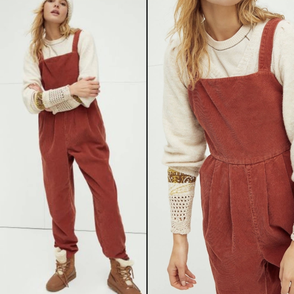 Free people corduroy jumper. Size XS overalls.